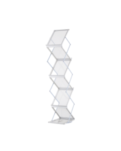 Freestanding, Zig Zag Lit Rack