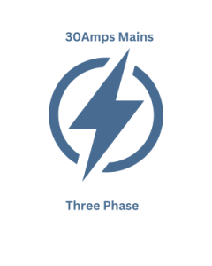 30 Amps three phase main including consumption