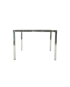 Square, Aluminum Legs & Frame, Glass top (Bufco)